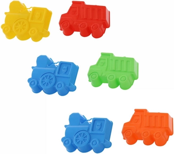 Moules à sable – voiture et petit train (2 pcs)