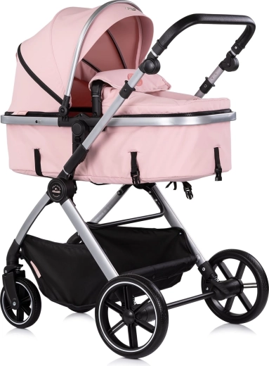 Chipolino Pearl poussette combinée 2-en-1 Powder Pink