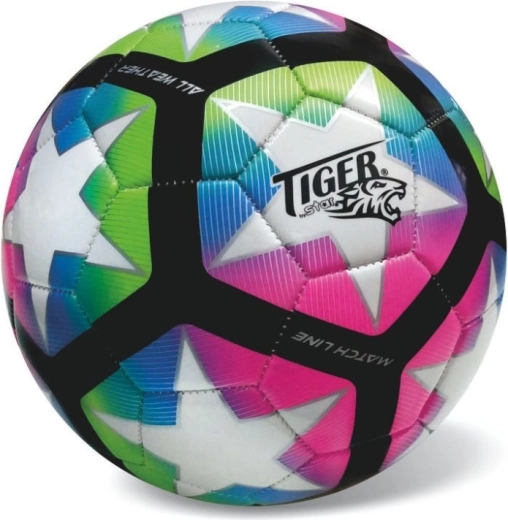 Ballon de football Match line fluo multicolore taille 5