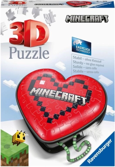 Ravensburger puzzle 3D cœur Minecraft, 54 pièces
