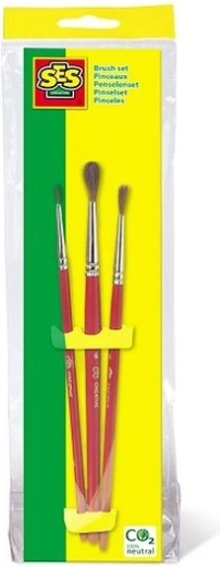 SES set de pinceaux pour enfants (3 pcs)