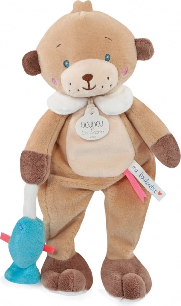 Coffret cadeau Doudou - ourson en peluche avec petit poisson
