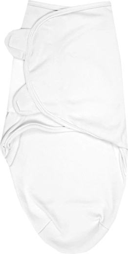 EKO emmaillotage en coton Ulitka White 3–6 kg