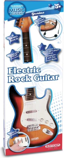 Guitare électrique rock avec micro