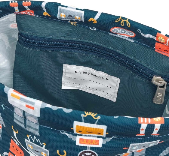 A Little Lovely Company sac de sport pour enfants robots