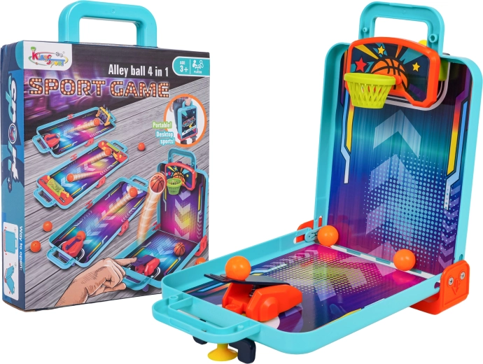 Set de jeux d’adresse 4-en-1 pour enfants