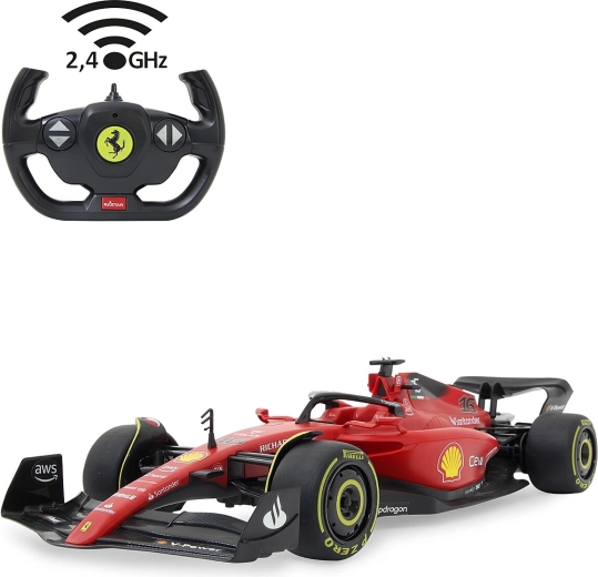 JAMARA Ferrari F1-75 modèle radiocommandé 1:12 rouge