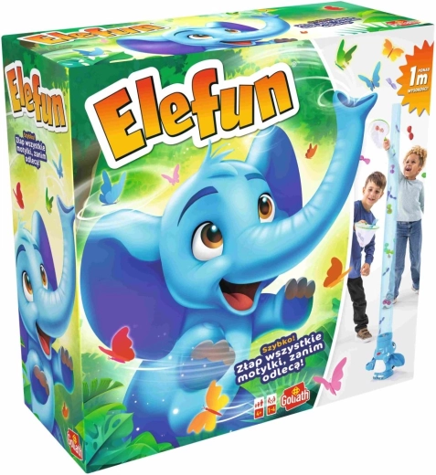 Goliath Games Elefun jeu d'adresse et d'action pour enfants en polonais