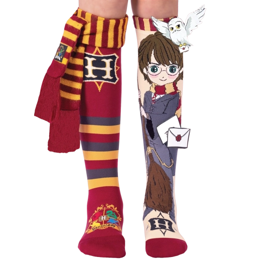 Chaussettes hautes folles Harry Potter MADMIA