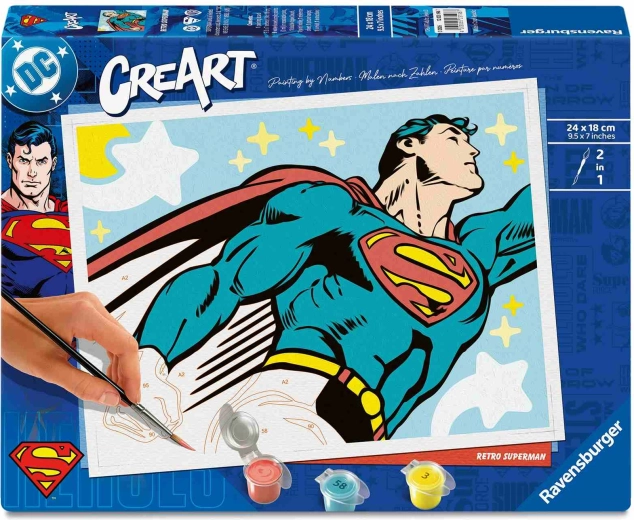 Peinture créative par numéros CreArt Superman