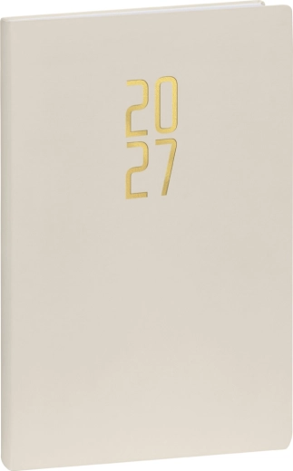 Agenda hebdomadaire Notique Ponza 2027 crème 15 × 21 cm