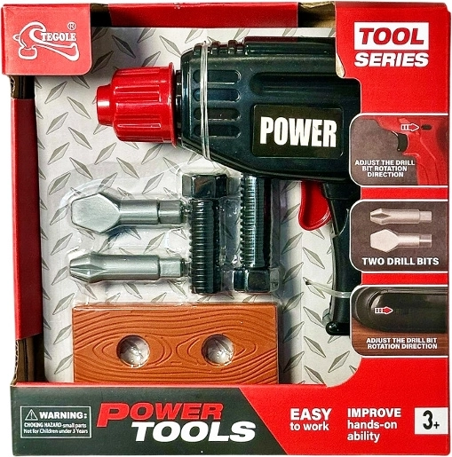 Kit d’outils pour enfants avec perceuse électrique