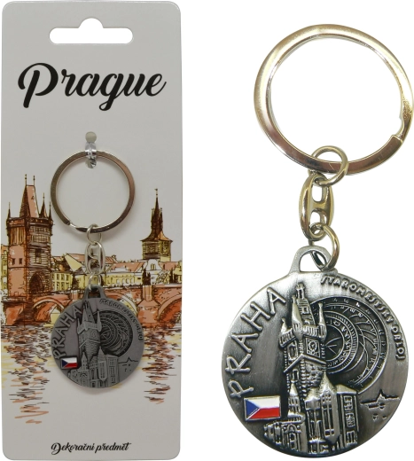 Porte-clés Prague avec petits animaux pour enfants