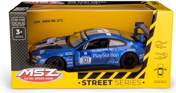 Modèle de voiture BMW M6 GT3 à l'échelle 1:24