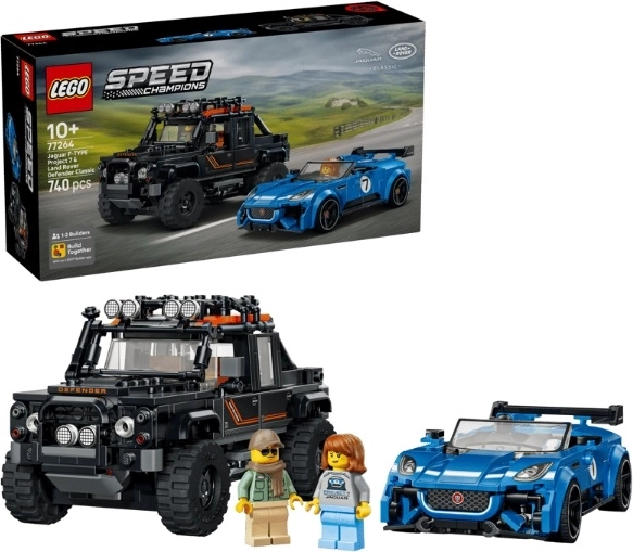 LEGO Speed Champions Jaguar Project 7 et Land Rover Defender