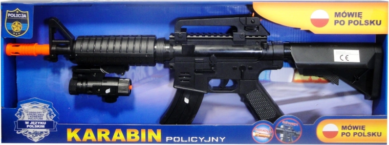 Fusil de police avec module vocal en polonais