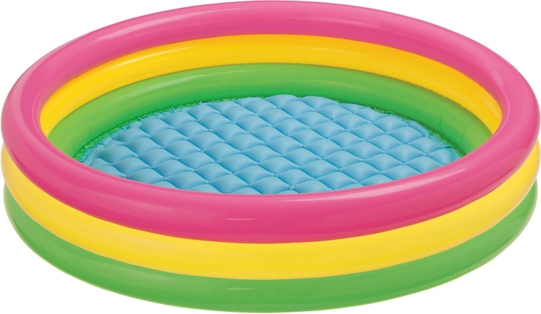 Piscine pour enfants gonflable arc-en-ciel 147 × 33 cm Intex