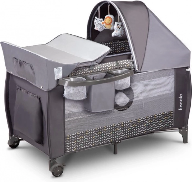 Lit parapluie Sven Plus de Lionelo – Gris