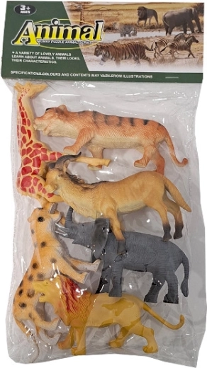Set de figurines d’animaux sauvages pour enfants