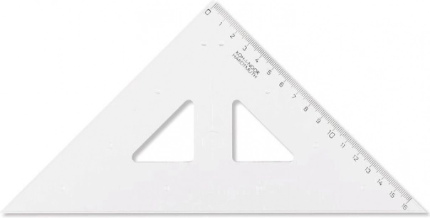 Koh-i-noor triangle avec liseré 16 × 16 × 25 cm