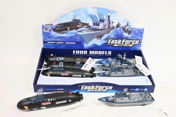 Sous-marin/navire – présentoir de vente 8 pcs