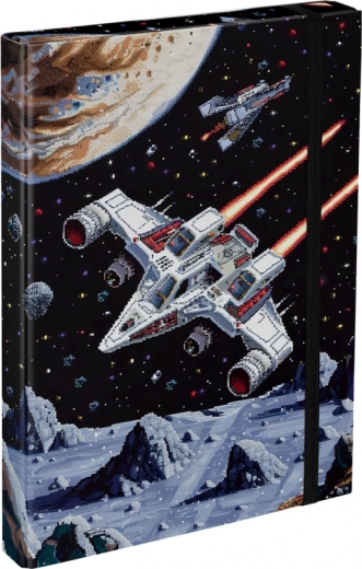 Chemises pour cahiers scolaires A4 Pixel Space