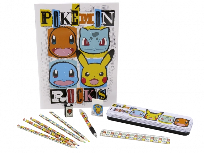 Set scolaire Pokémon avec trousse