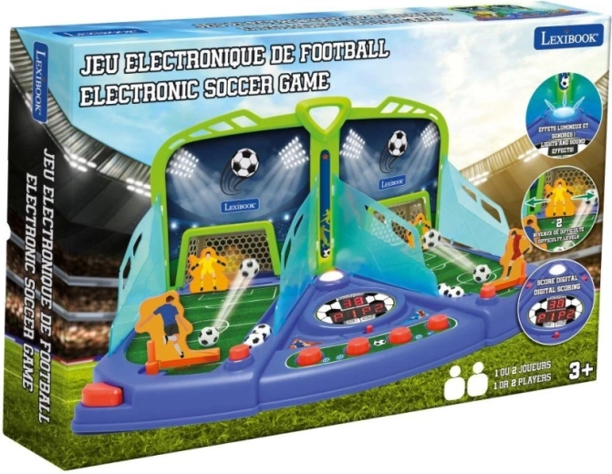 Lexibook baby-foot électronique de table avec lumières et sons pour 2 joueurs