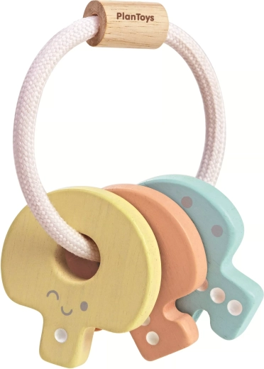 PlanToys hochet en bois avec clés