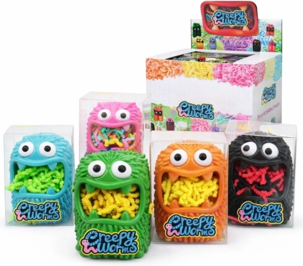 Vers dans un monstre 8 cm – jouet en mousse pour enfants