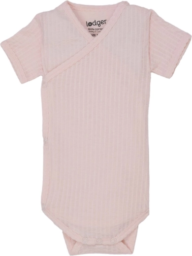 Body bébé Lodger à manches courtes seersucker tan taille 56 - 1 pièce