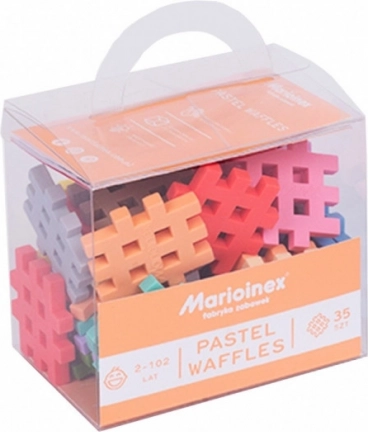 Blocs Waffle Mini Pastel 35 pièces
