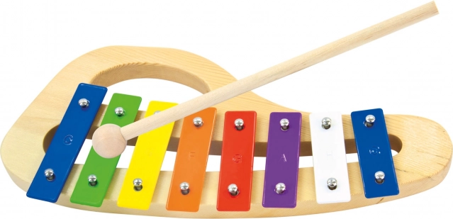 Bino xylophone métallique arqué