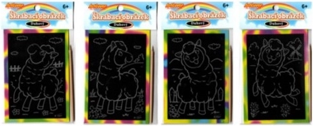 Gratte-arc-en-ciel Lama pour enfants