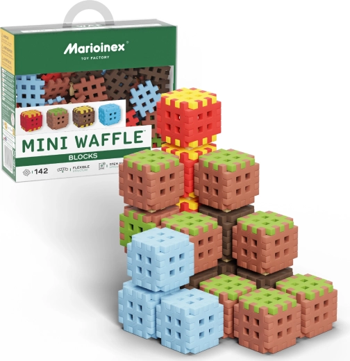 Jeu de construction Mini Waffle Blocks 142 pièces MARIOINEX