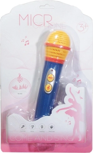 Microphone coloré pour enfants avec lumière et musique