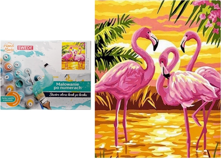 Peinture par numéros Flamants roses