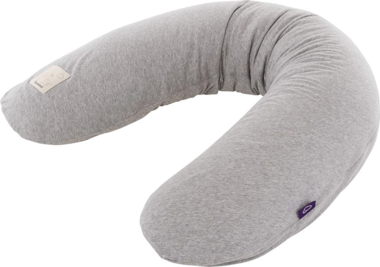 Träumeland coussin d’allaitement élastique gris chiné