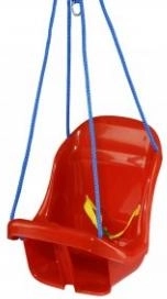 Balançoire pour enfants en plastique en forme de fauteuil