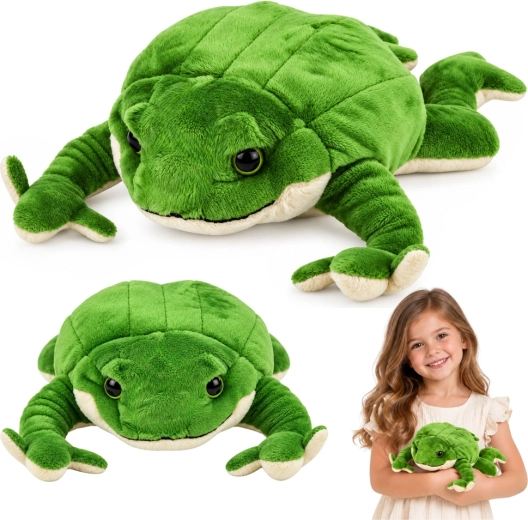 Grenouille lestée en peluche 26 cm