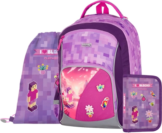 Set scolaire Oxy Go Playworld Girl 3 pièces