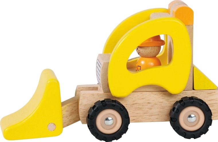 Chargeuse sur pneus en bois - 1 pièce