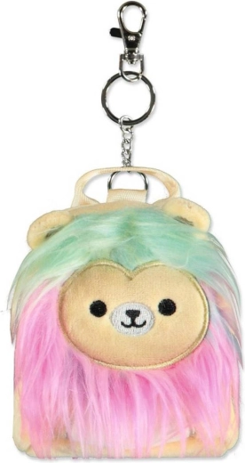 Squishmallows mini sac à dos en peluche et porte-clés Lion Leonaro - 1 pièce