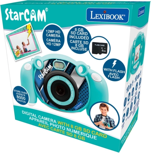 Caméra HD et appareil photo Lexibook avec carte SD