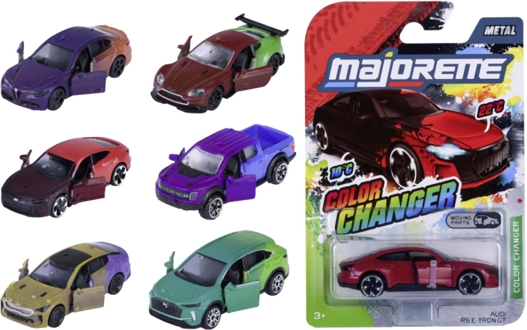 Voiture miniature à changement de couleur Color Changers, modèle en métal 7,5 cm