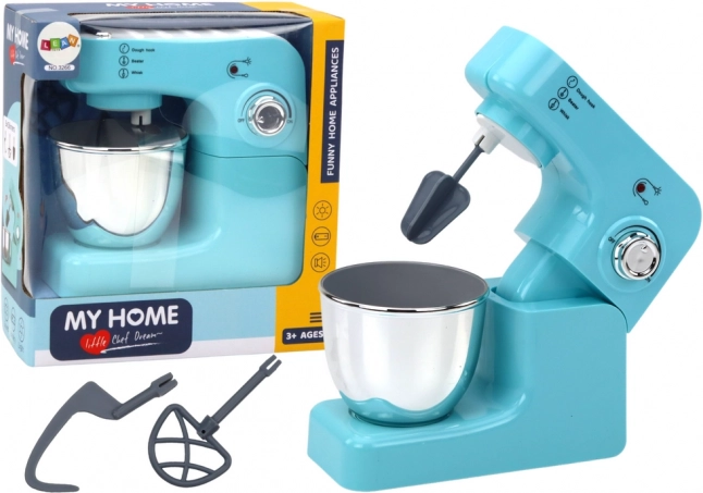 Jouets Robot de cuisine planétaire 3 accessoires Turquoise
