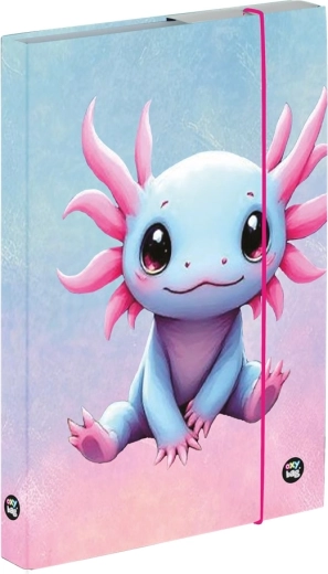 Oxybag boîte pour cahiers A4 Axolotl
