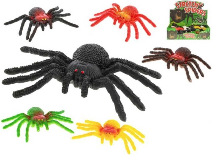 Araignée extensible en plastique souple 14 cm - 1 pièce