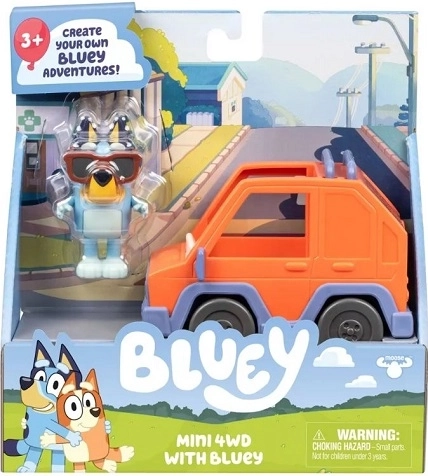 Véhicule tout-terrain Bluey 4x4 (4WD) avec figurine