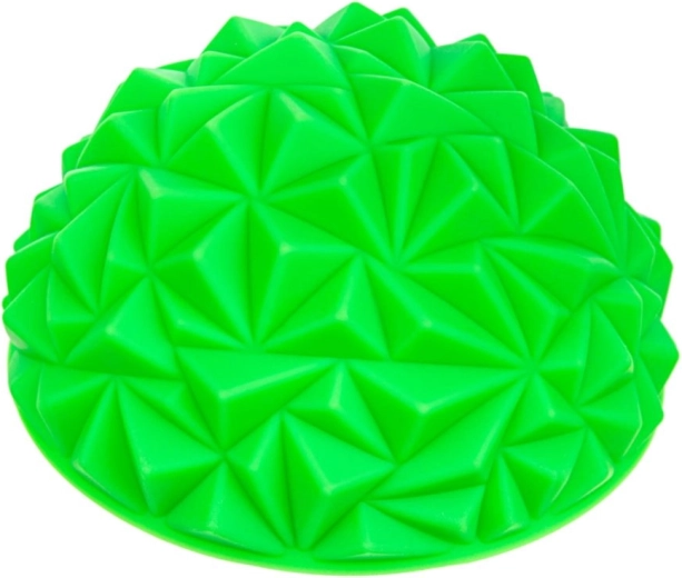 Demi-sphère sensorielle de massage – vert, surface diamant